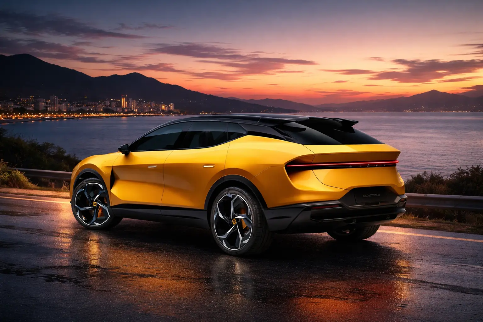 2025 Lotus Emeya rear view