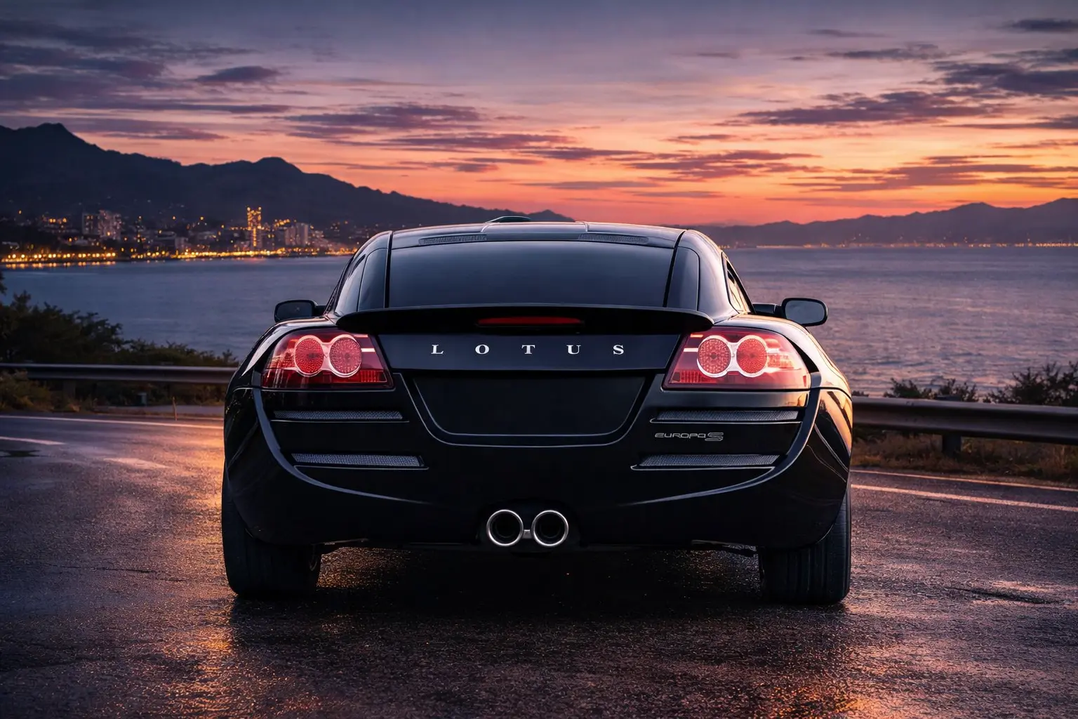 2009 Lotus Europa rear view