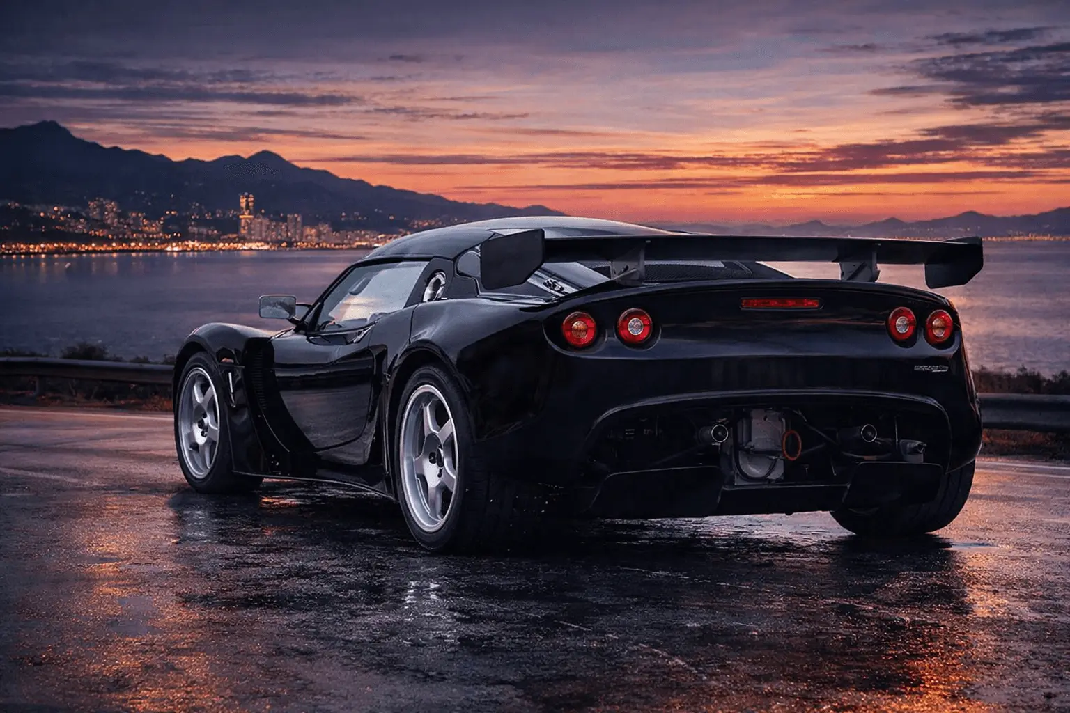 2009 Lotus Exige rear view