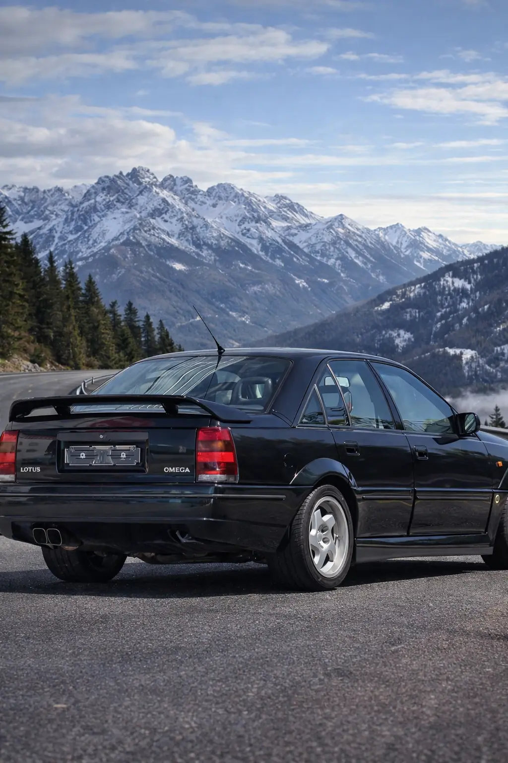 1992 Lotus Omega rear view