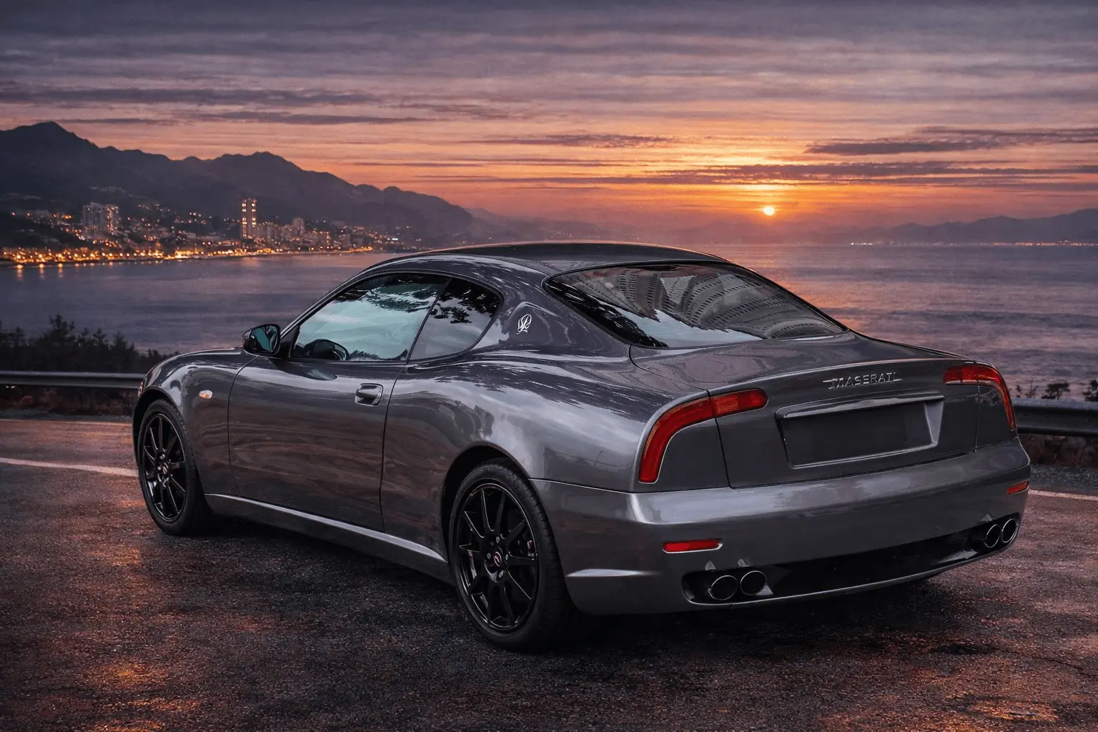 1975 Maserati Bora rear view