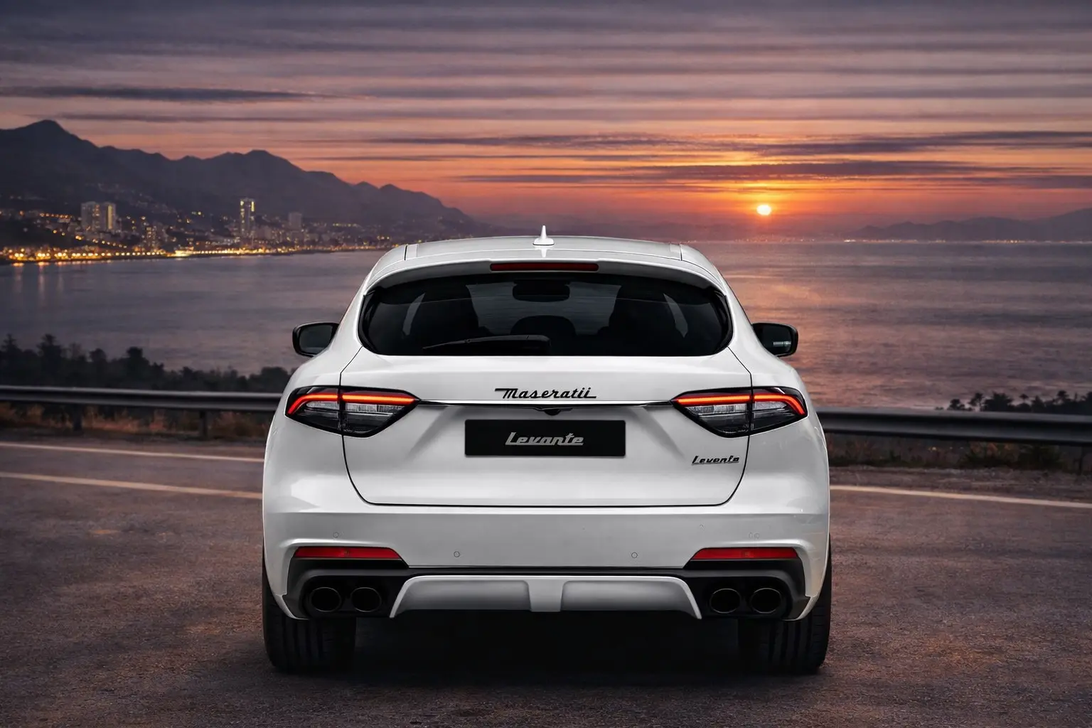 2020 Maserati Levante rear view