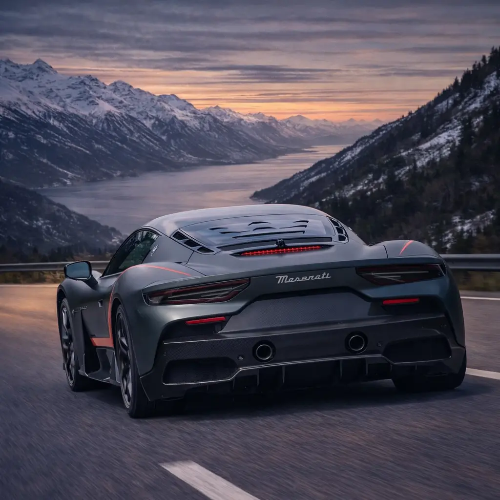 2023 Maserati MC20 rear view