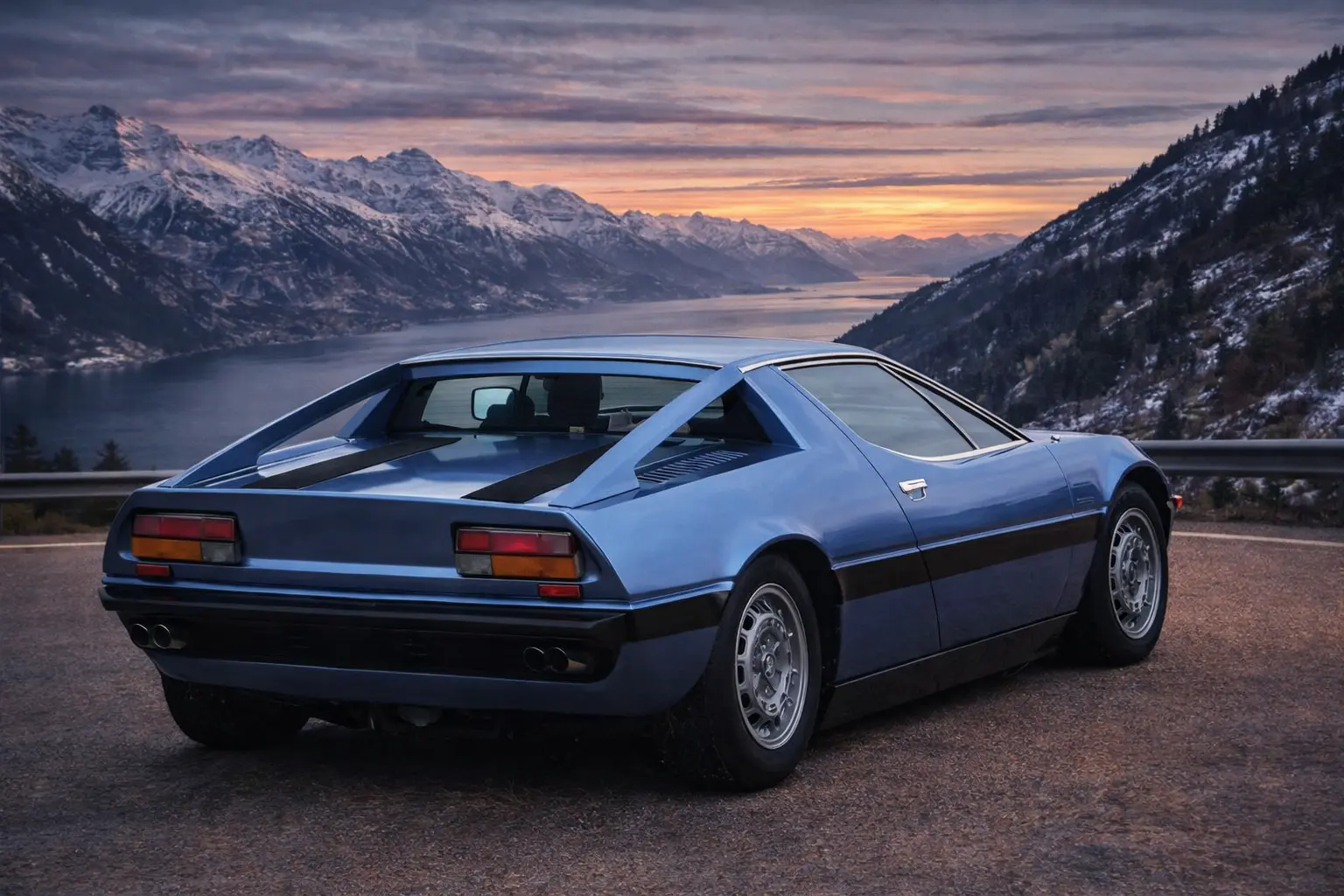 1988 Maserati Merak rear view