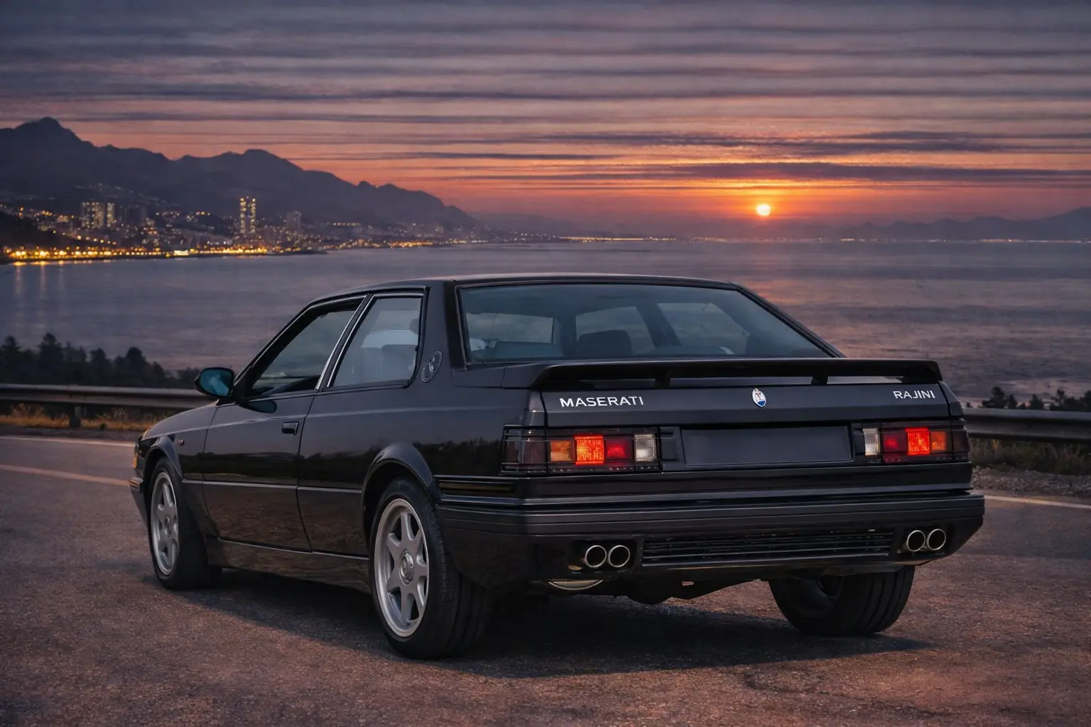 1991 Maserati Racing rear view