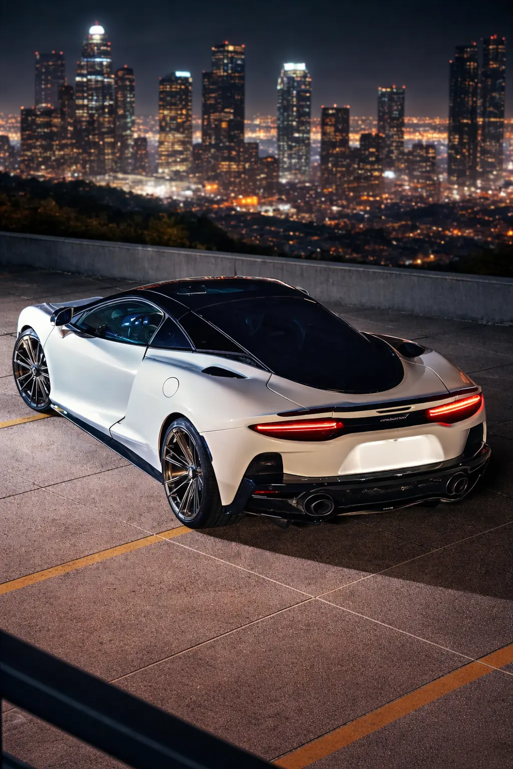 2021 McLaren GT rear view