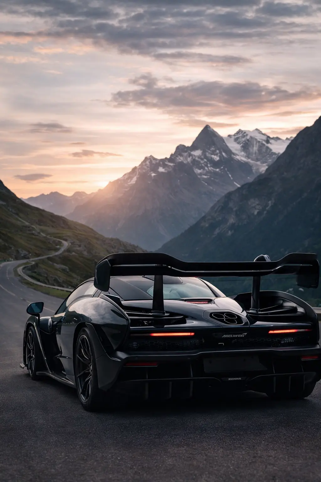 2018 McLaren Senna rear view