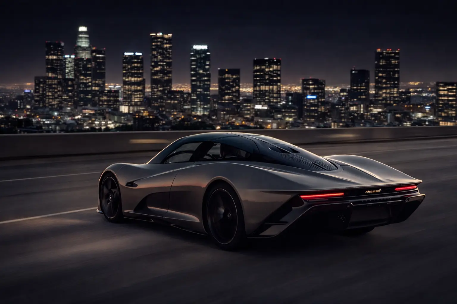 2021 McLaren Speedtail rear view