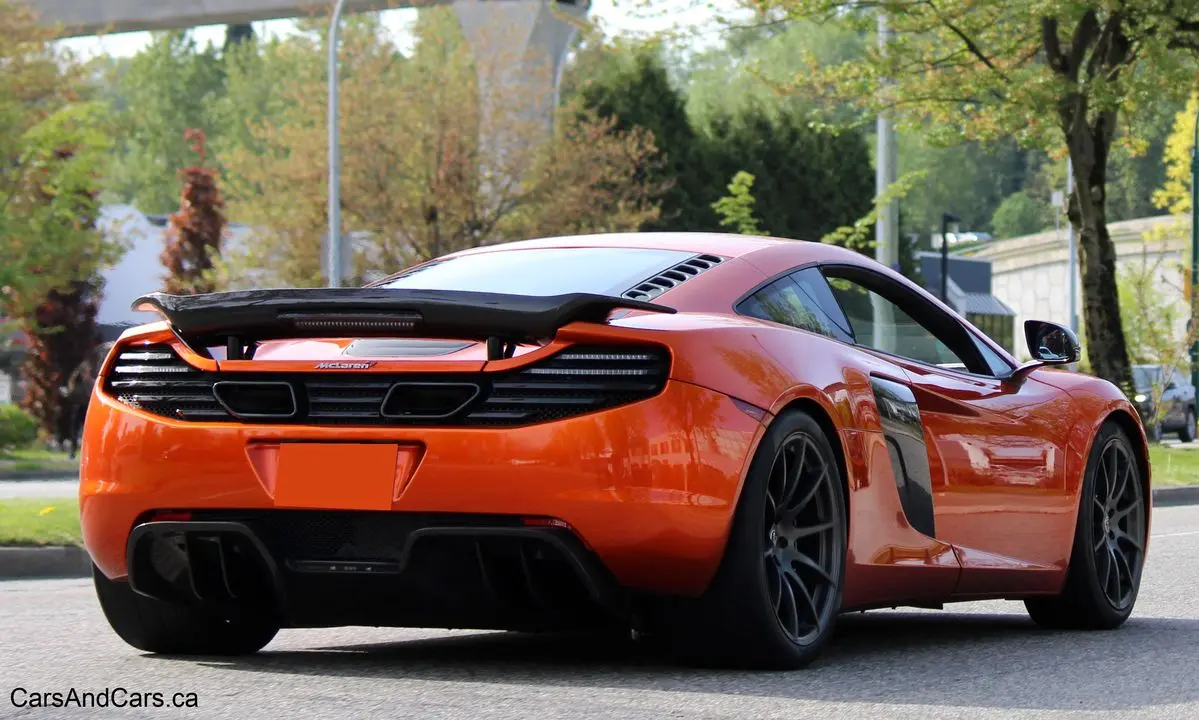 2012 McLaren 12 C rear view