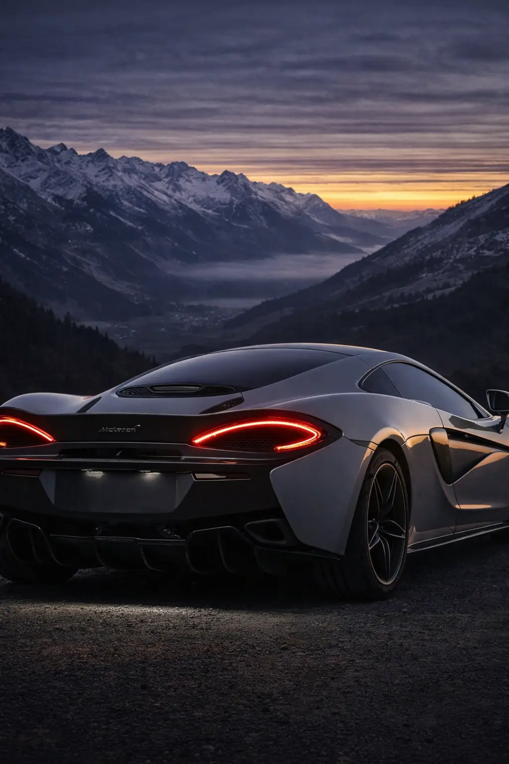 2019 McLaren 570GT rear view