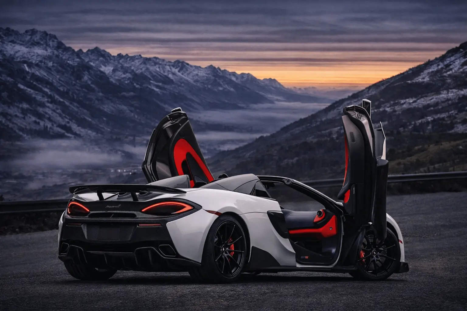 2019 McLaren 600LT rear view