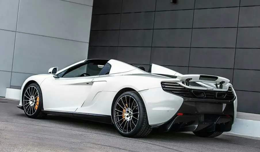 2014 McLaren 650S Spider rear view