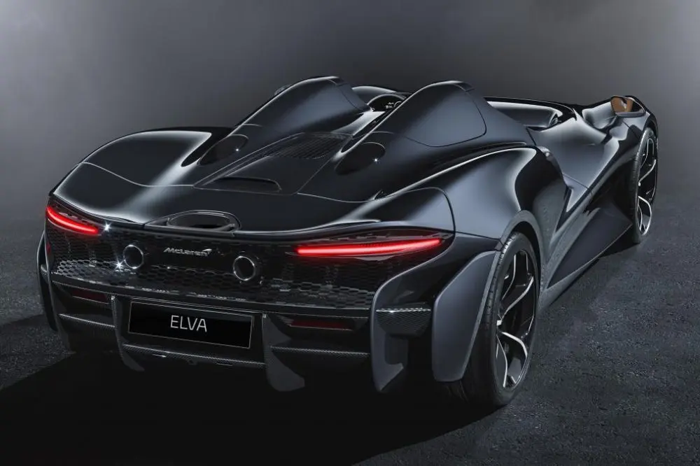 2022 McLaren Elva rear view