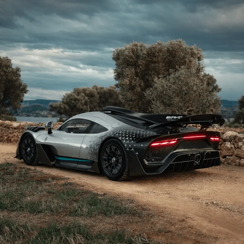 2025 Mercedes-Benz AMG ONE rear view