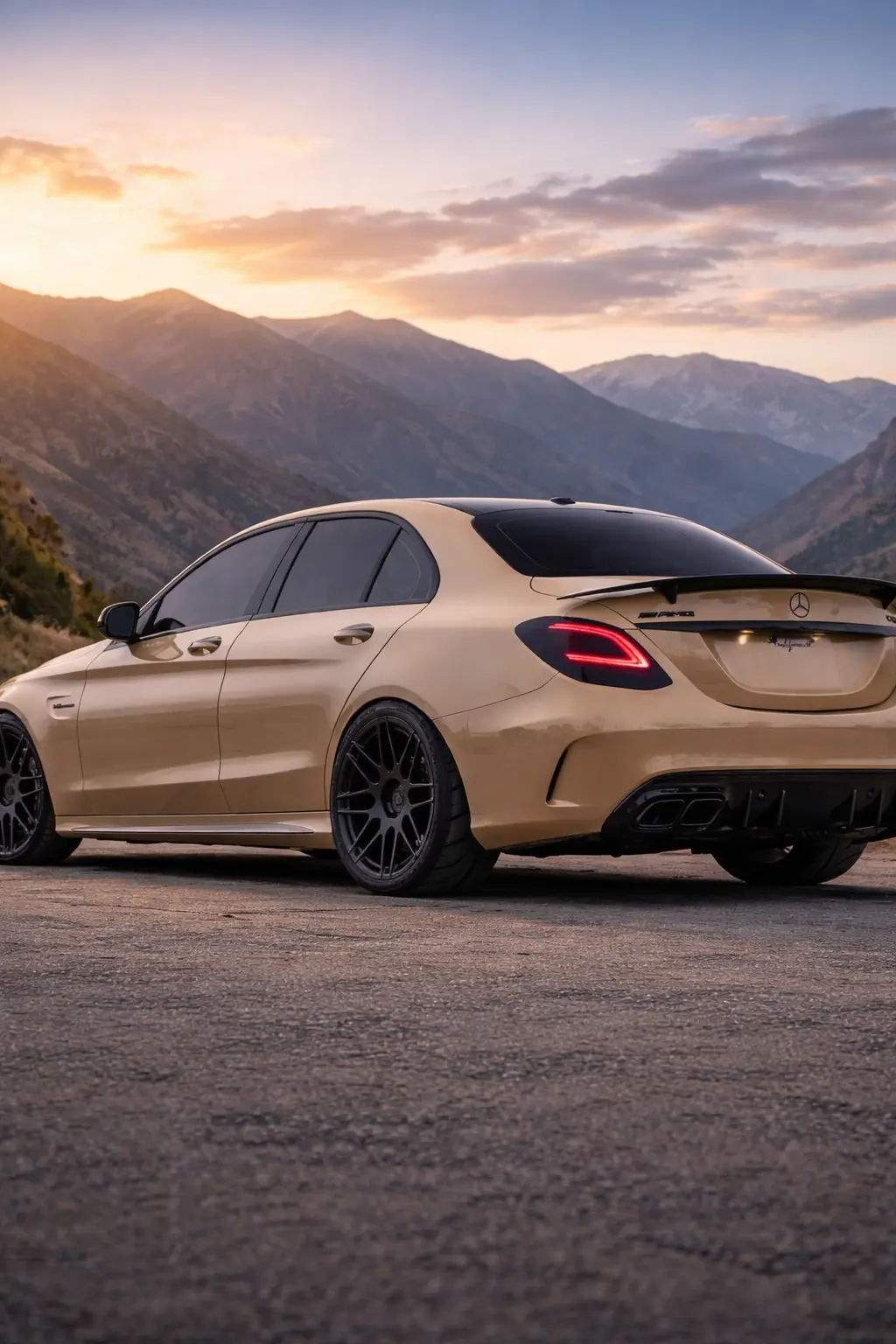 2020 Mercedes-Benz C 63 AMG rear view