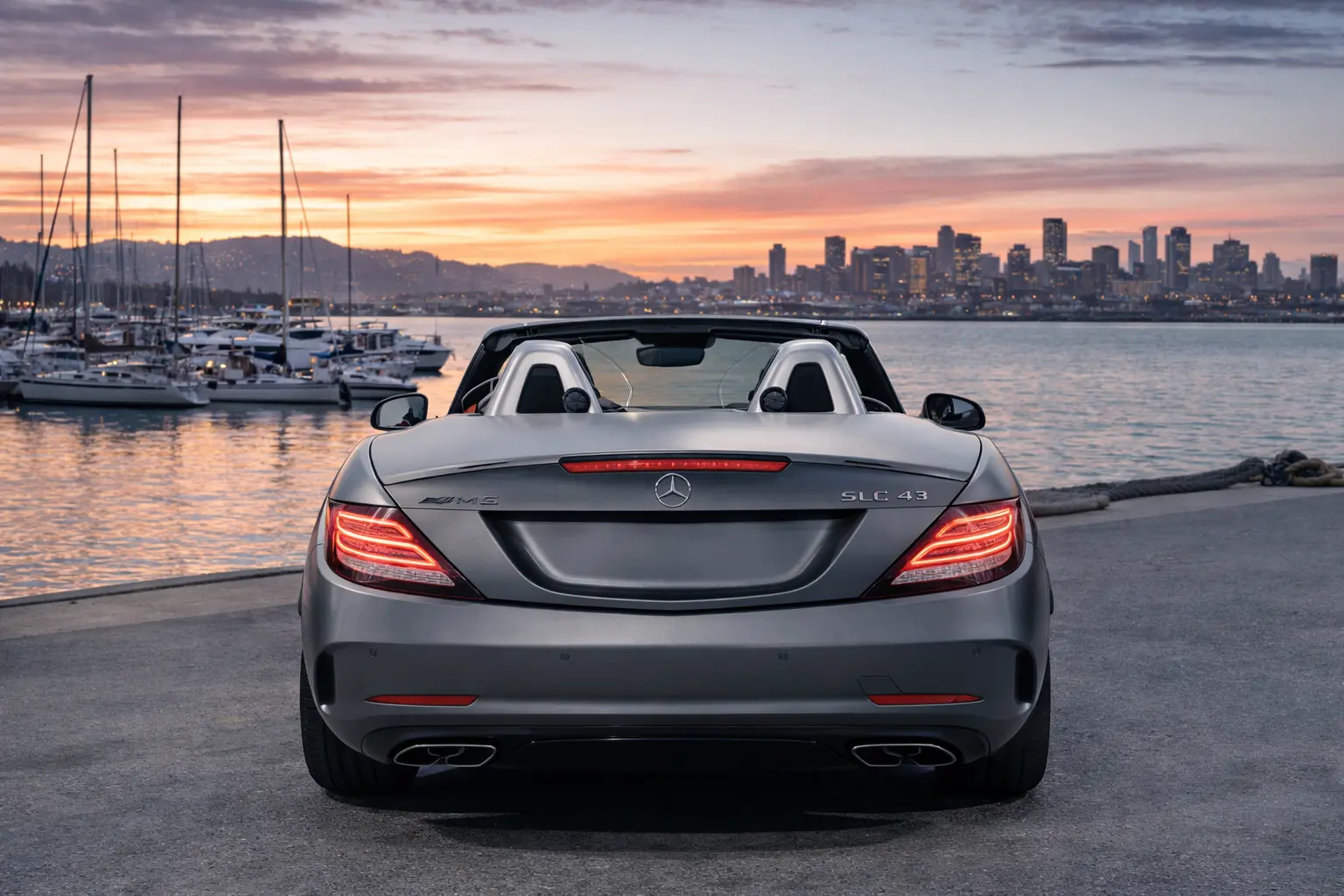 2020 Mercedes-Benz SLC rear view