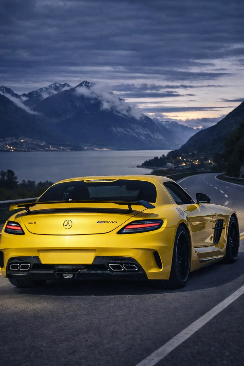 2012 Mercedes-Benz SLS rear view
