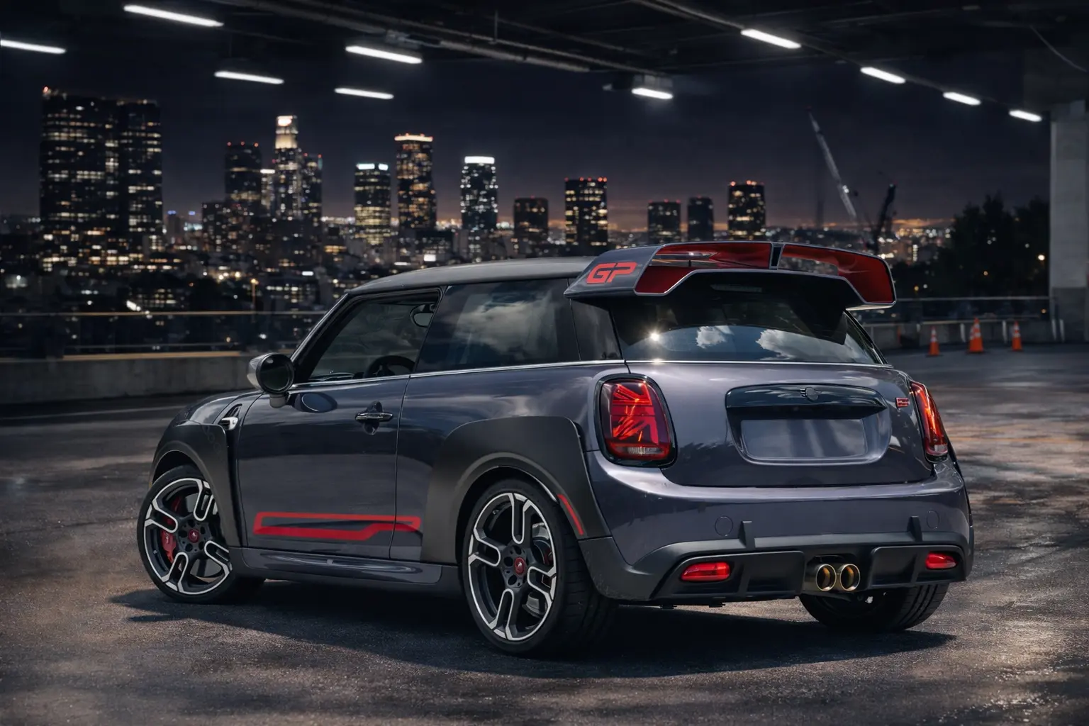 2022 MINI John Cooper Works rear view