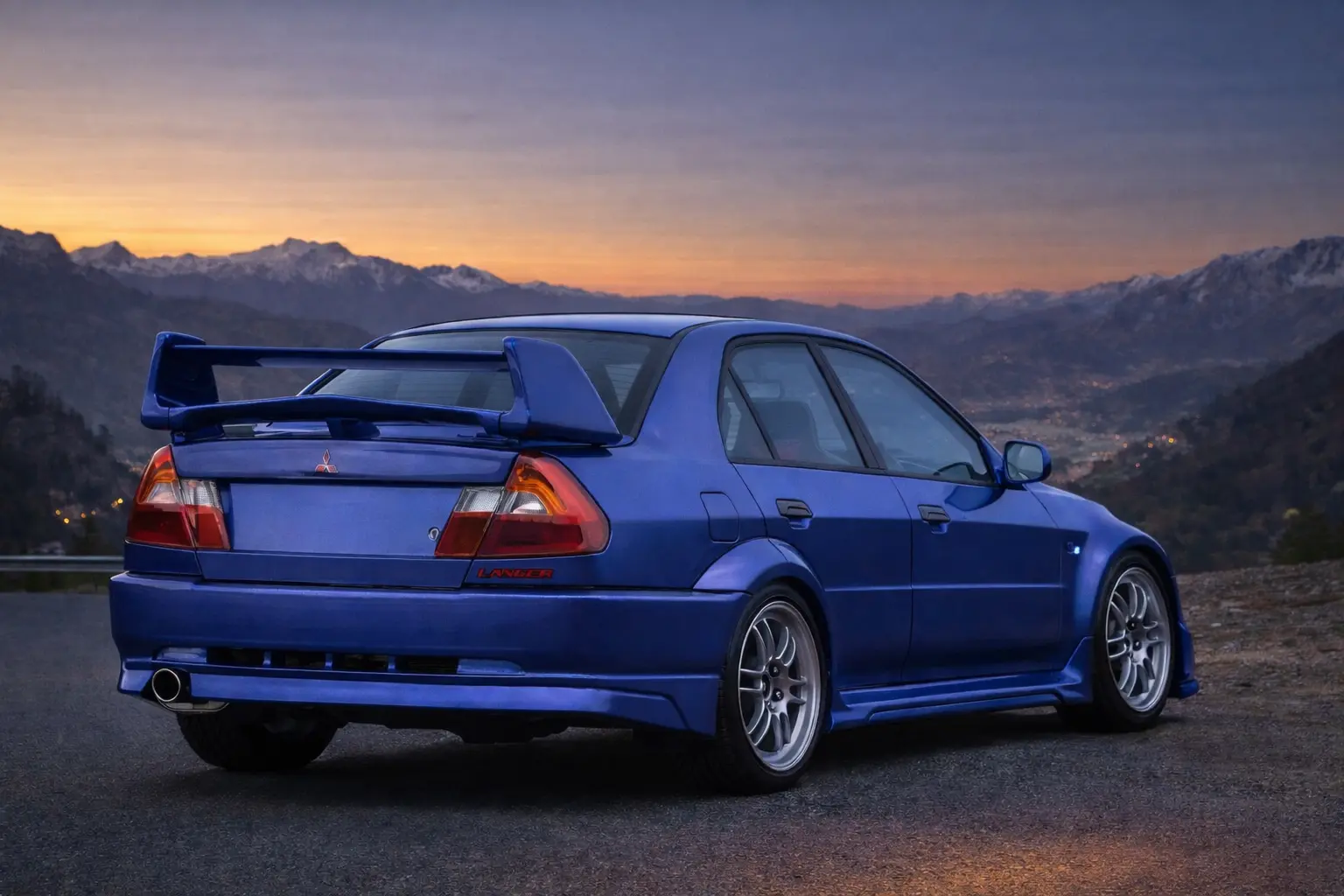 2000 Mitsubishi Lancer rear view