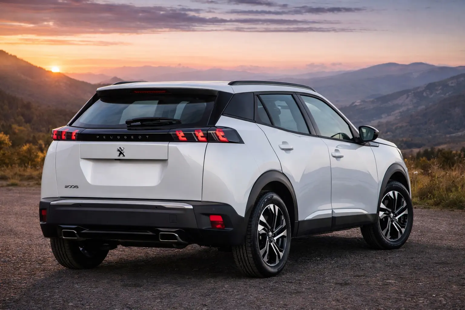 2024 Peugeot 2008 rear view
