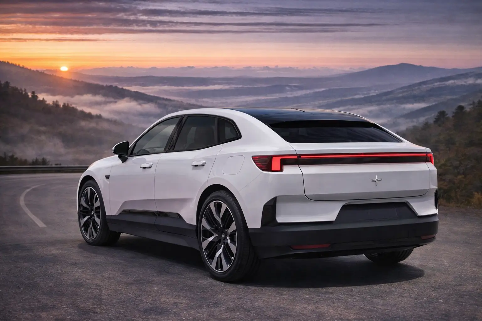 2025 Polestar 4 rear view