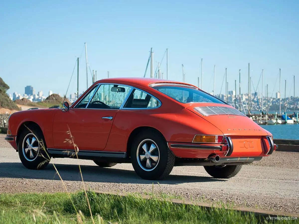 1966 Porsche 912 rear view