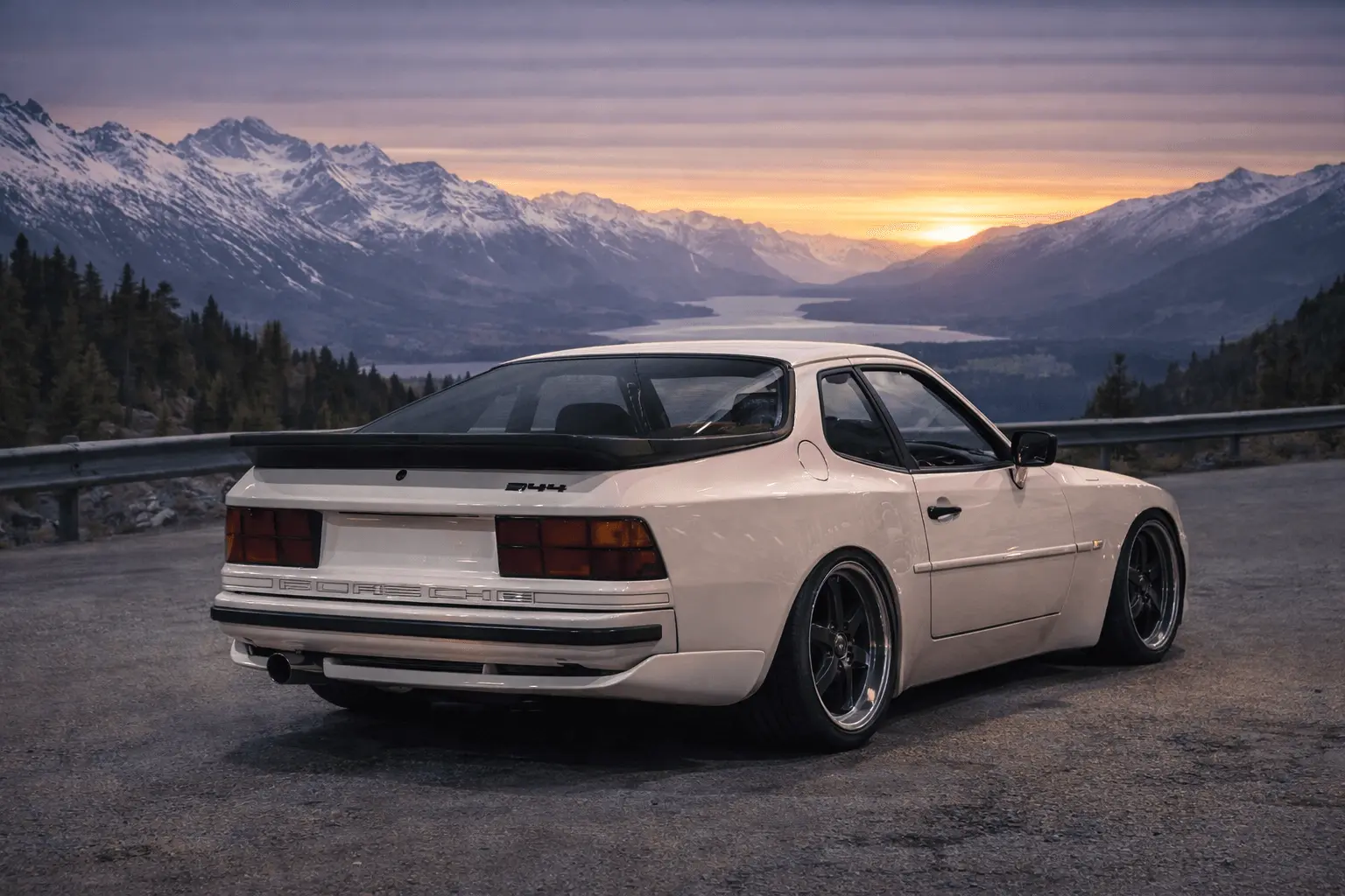 1990 Porsche 944 rear view