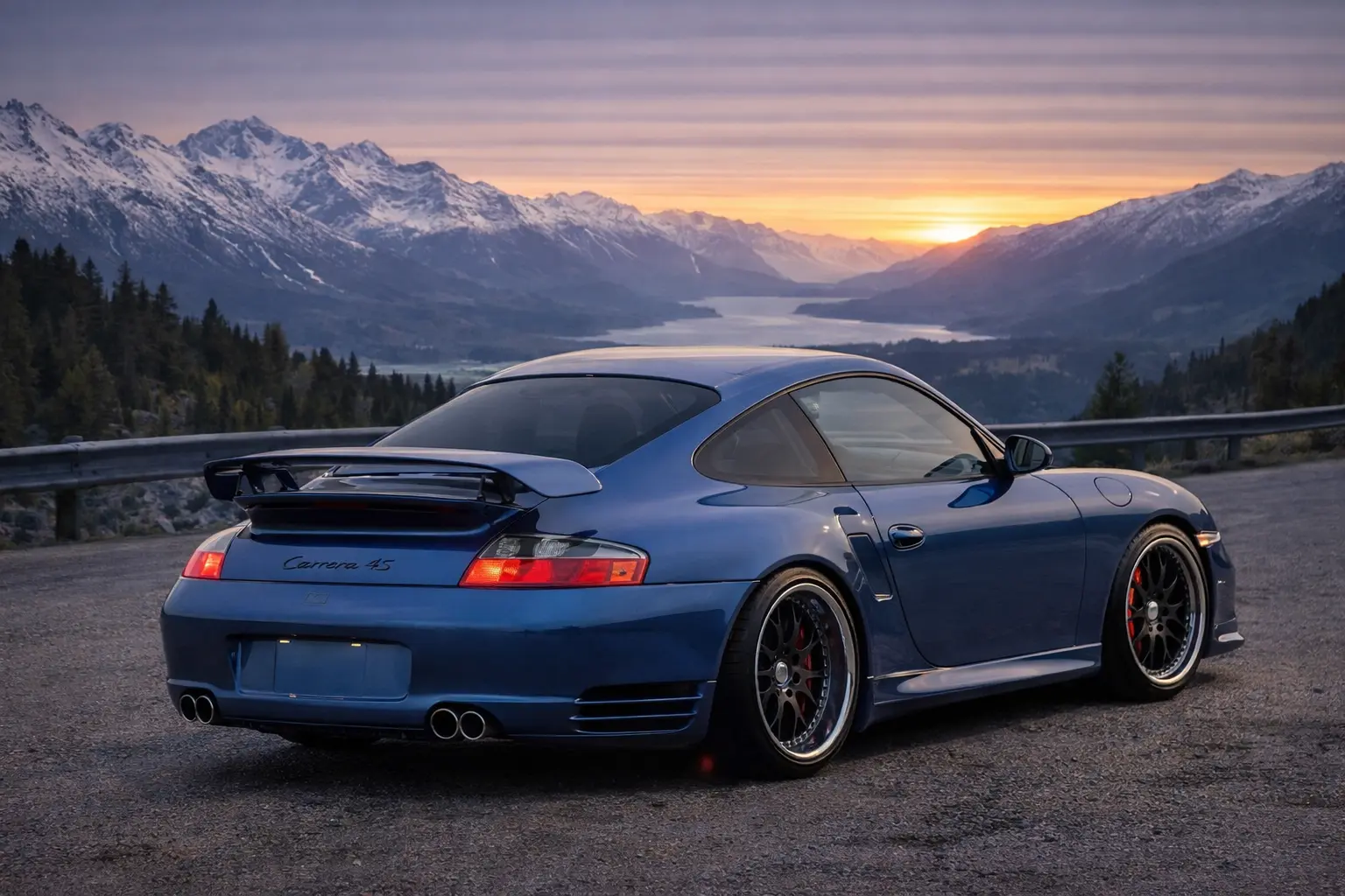 2004 Porsche 996 rear view