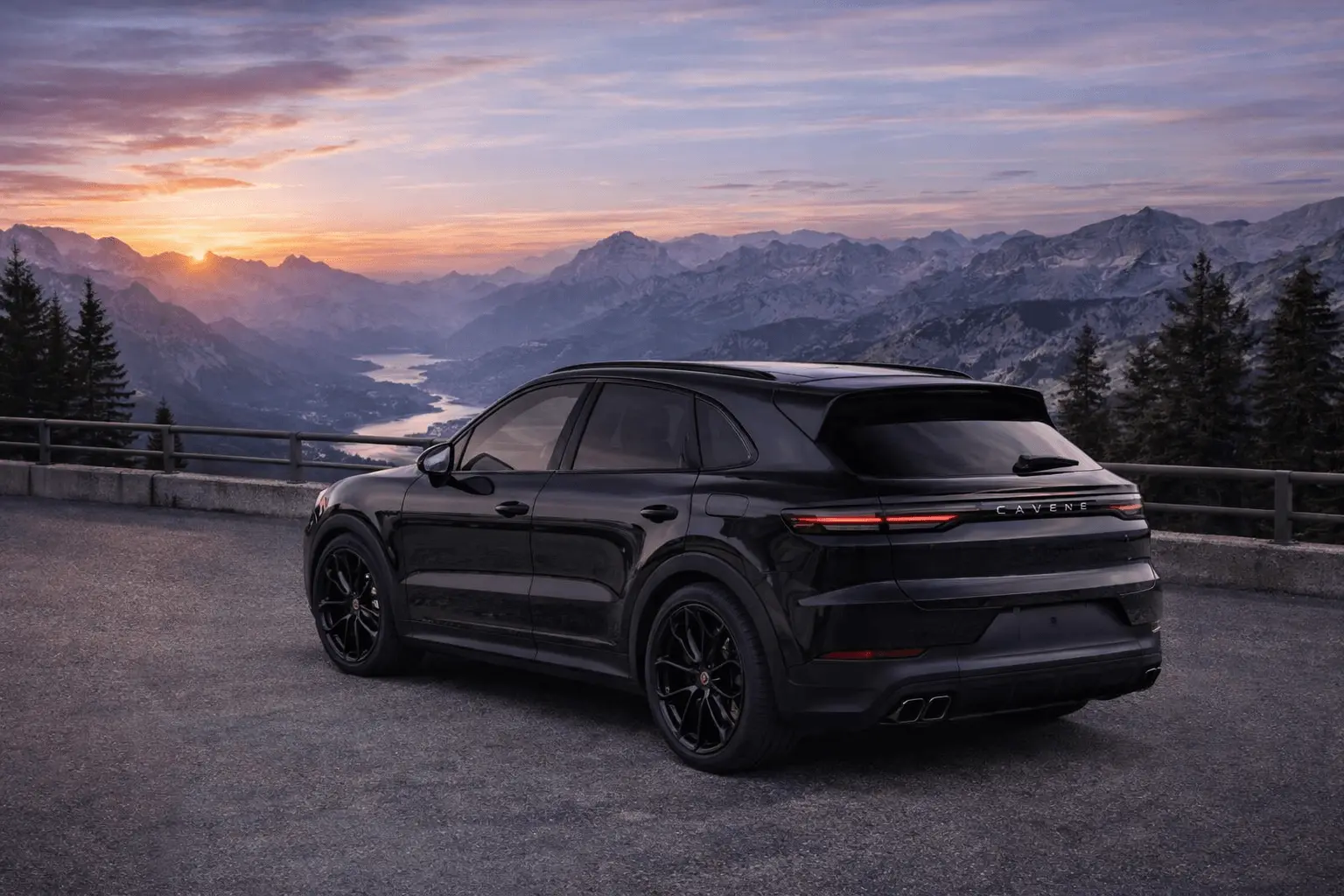 2018 Porsche Cayenne rear view