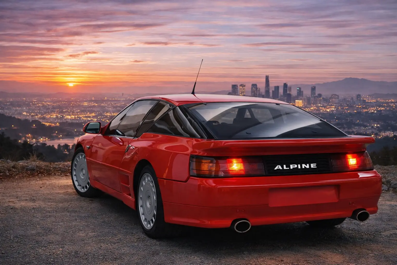 1992 Renault Alpine A610 rear view