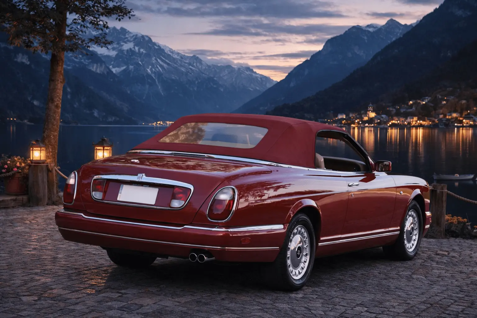 2000 Rolls-Royce Corniche rear view
