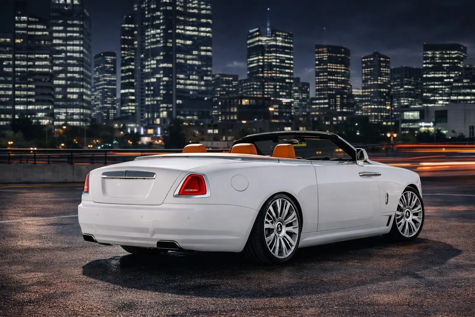 2020 Rolls-Royce Dawn rear view