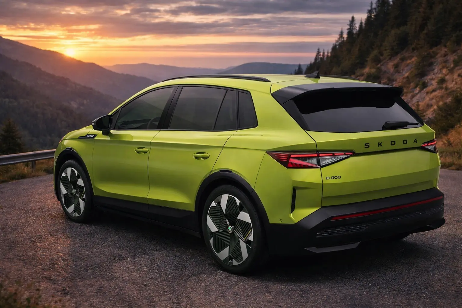 2026 Skoda Elroq rear view