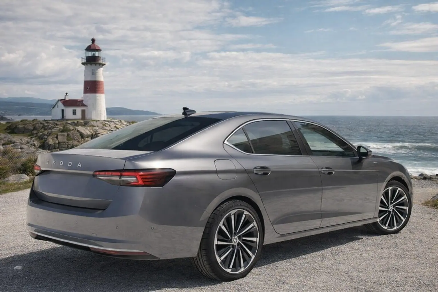 2025 Skoda Superb rear view