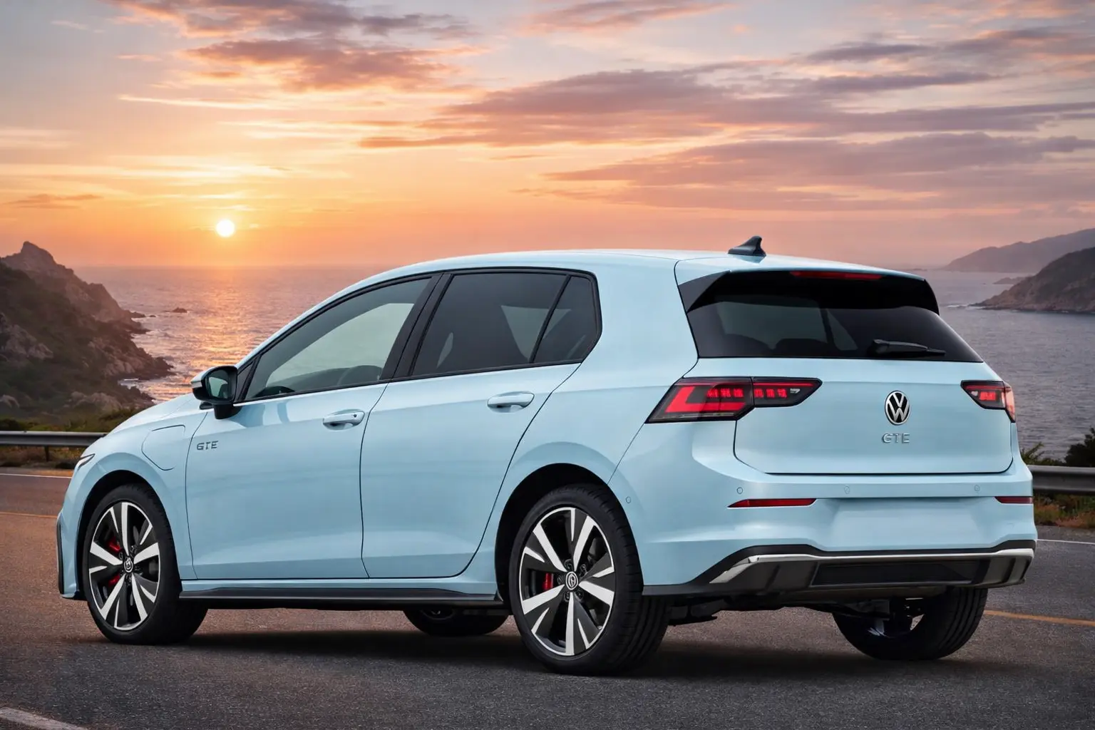 2022 Volkswagen Golf GTD rear view